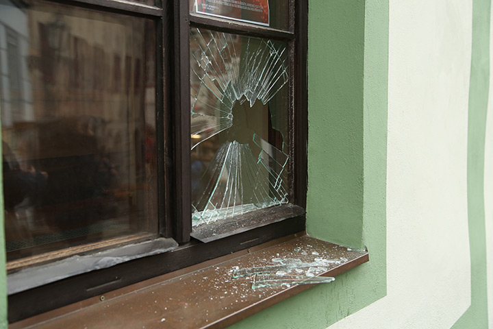 A2B Glass are able to board up broken windows while they are being repaired in Brierley Hill.